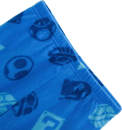 Vista 5 de Super Mario Conjunto de Pijama para Niños, Azul - Here We Go, Talla 8, Azul - Aquí vamos