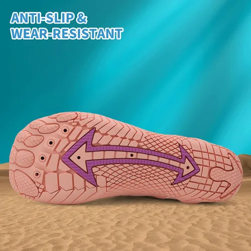 Vista 4 de Zapatos de playa y piscina de secado rápido, sin cordones, para mujeres y hombres, para surf, yoga y deportes acuáticos