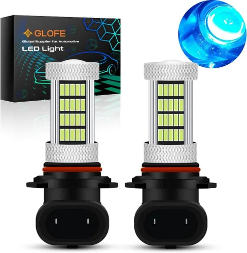 Vista 11 de Bombillas LED de alta potencia de 92 SMD 10000 K azul profundo 9005 9006 9145 9140 H10 Foco antiniebla súper brillante o luces de conducción diurna