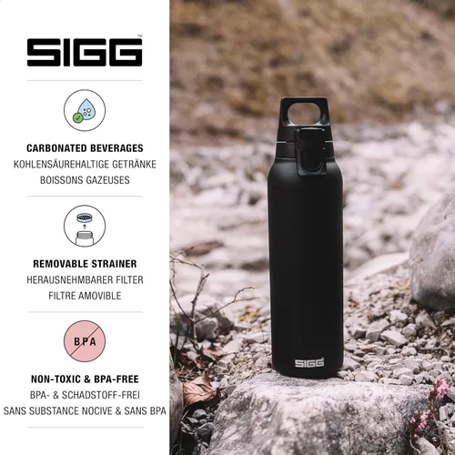 Vista 3 de SIGG - Frasco aislado - Thermo Hot & Cold ONE Light - Filtro de fruta- Sin BPA - Acero inoxidable - 19 Oz