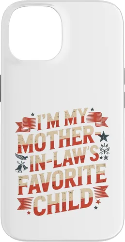 Vista 4 de Im My Mother n Law Favorite Child American Flag Funny Parent Case for iPhone 17