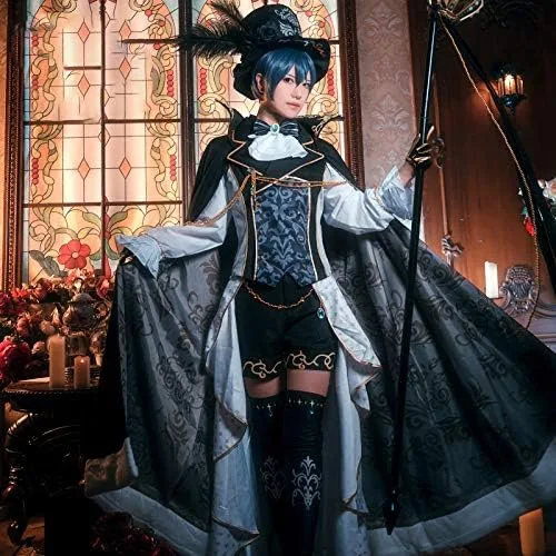Vista 2 de Juego completo de traje de cosplay de Anime Ciel