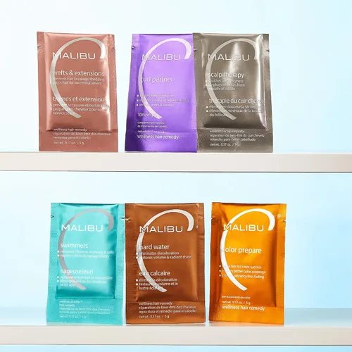 Vista 6 de Malibu C Remedio capilar Hard Water Wellness (1 paquete) – Elimina los depósitos de agua dura y las impurezas del cabello – Contiene complejo