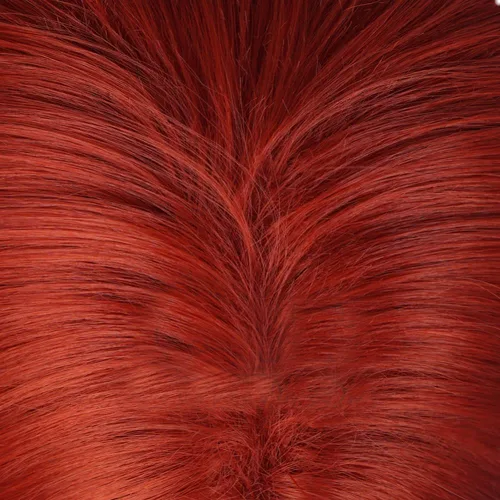 Vista 6 de Shanks - Peluca corta de anime roja para fiesta de Halloween