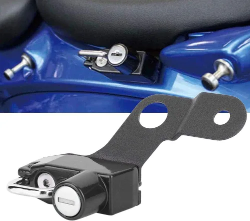 Vista 4 de Fydun Gancho de montaje para casco de motocicleta, aleación de aluminio, antirrobo, kit de modificación de motocicleta 1300R / 2008 en adelante