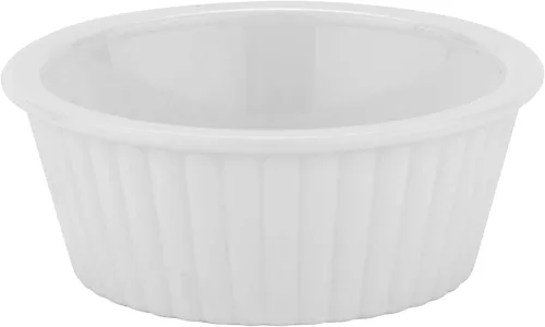 Vista 23 de G.E.T. RM-400-MIX Pack de 4 Ramequines de Colores Mardi Gras 4 oz. Ramekin, Resistente a Romper, Apto para Lavavajillas, Plástico Melamina Surtido