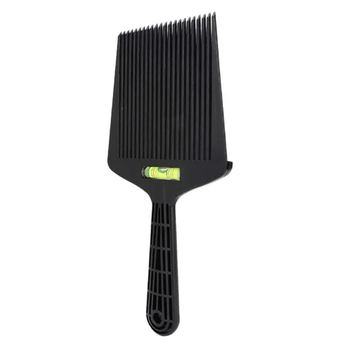 Vista 6 de Peine de pelo guía plana – Ajuste de ángulo de corte de barbero, peine de dientes anchos herramienta de peinado para salón en casa