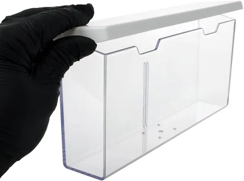 Vista 2 de Source One - Dispensador de literatura de acrílico para montaje en pared para exteriores