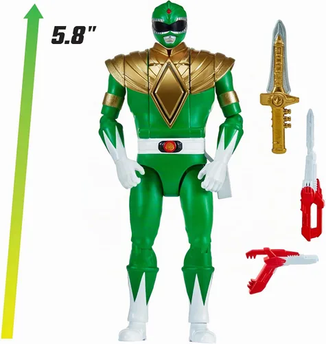 Vista 6 de Power Rangers Re-Ignition - Figura de acción de 6 pulgadas Auto Morphin, Green Ranger Power Rangers Re-Ignition - Figura de acción de 6 pulgadas