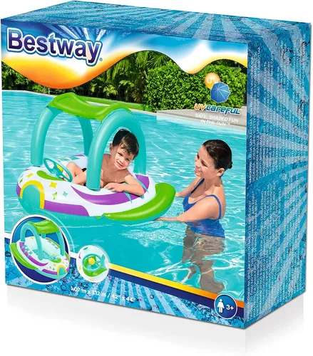 Vista 8 de Bestway Flotador inflable para niños Flotador inflable para piscina, flotador de natación, juguetes de piscina para niños y niñas