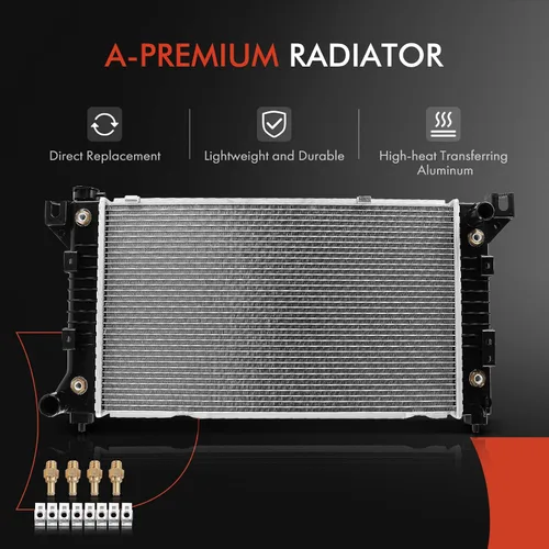 Vista 7 de A-Premium Radiador de refrigerante de motor con enfriador de aceite compatible con Dodge Grand Caravan y Chrysler Town & Country y Plymouth Grand