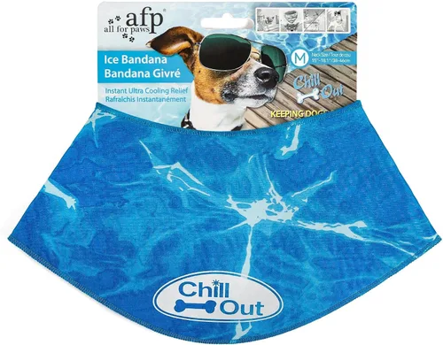 Vista 9 de Bandana con hielo refrescante para relajarse de All for Paws, S