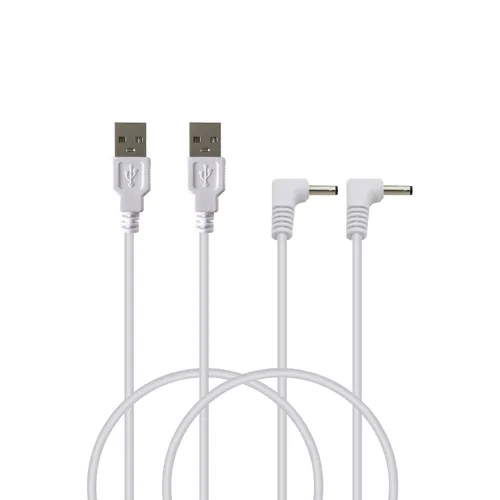 Vista 3 de Cable de alimentación corto de 1 pie para cámara de seguridad Ring Stick up Cam, cable de carga, enchufe de barril de CC (paquete de 2)