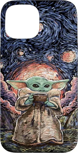 Vista 6 de Star Wars: The Mandalorian The Child Starry Night Style - Carcasa para iPhone 17