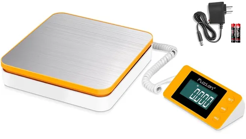 Vista 10 de Fuzion Báscula Digital de Envío de 88 lb × 0.1 oz, Báscula Postal de Acero Inoxidable Duradera con Tara, 4 Modos de Pesaje, Báscula de Envío