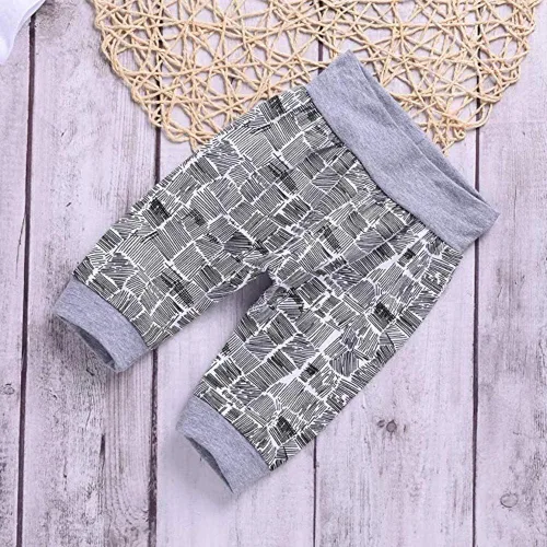 Vista 6 de Conjunto de ropa para bebés recién nacidos, conjunto de pantalones y pantalones