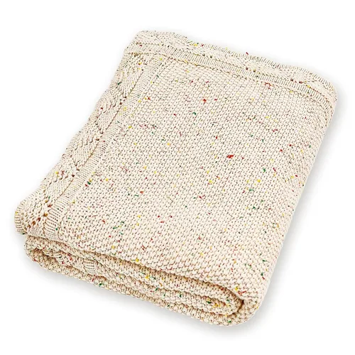 Vista 9 de YOYI YOYI Manta de punto para bebé, mantas de algodón orgánico para bebé, mantas de punto trenzado neutro suaves para niñas y niños, color verde, 40