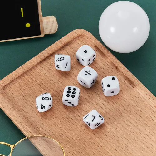 Vista 6 de Gejoy - Juego de 18 dados para enseñanza de matemáticas, operación numérica