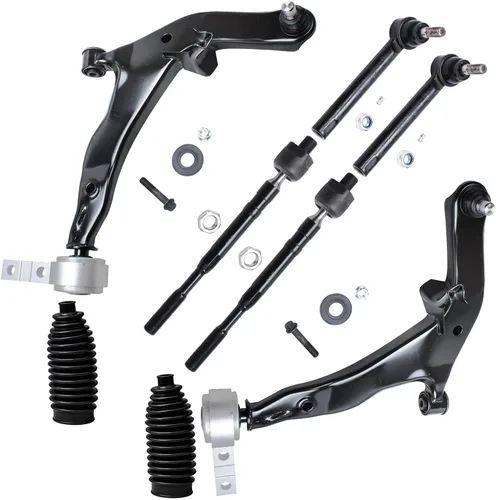 Vista 60 de Detroit Axle - Kit de brazos de control de extremo de 8 piezas para Toyota 2001-2003 Highlander 2002-2003 Camry Lexus ES300, 2 conjuntos de brazos