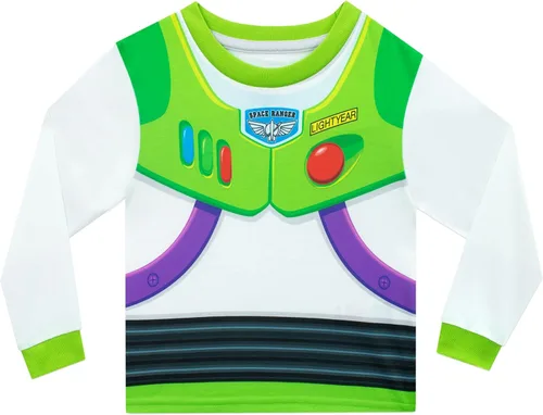 Vista 6 de Disney Pijamas Buzz Lightyear & Woody Ropa de dormir para niños Paquete de 2 pijamas de manga larga para niños Pijamas para niños de Toy Story
