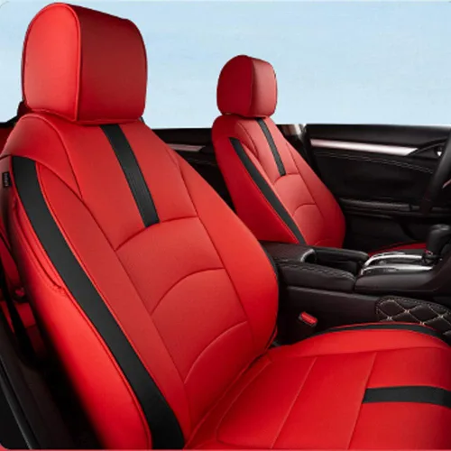 Vista 10 de Juego completo de fundas de asiento para BMW Serie 1 116i 2012-2013 de cuero para asiento de coche, color negro