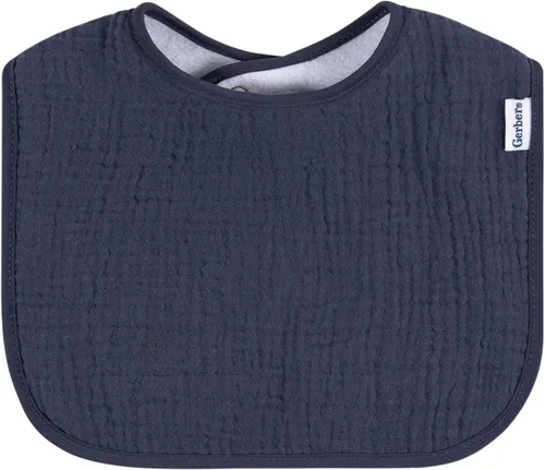 Vista 9 de Baberos unisex para bebé de muselina Gerber, pack de 8 para babeo