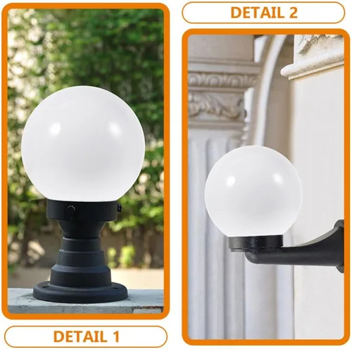 Vista 9 de SEWACC 2pcs Bola Pantalla Blanco Accesorios Acrílico