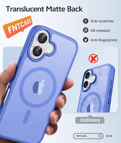 Vista 221 de FNTCASE Funda para Motorola Moto G-Stylus-5G-2025: Funda magnética translúcida mate a prueba de golpes para Moto G Stylus 2026, funda protectora