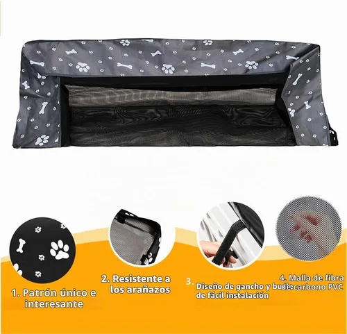 Vista 3 de Cubierta superior de malla para corralito para perros de 36 pulgadas con 4 paneles, cubierta de jaula para perros, tienda de campaña para mascotas