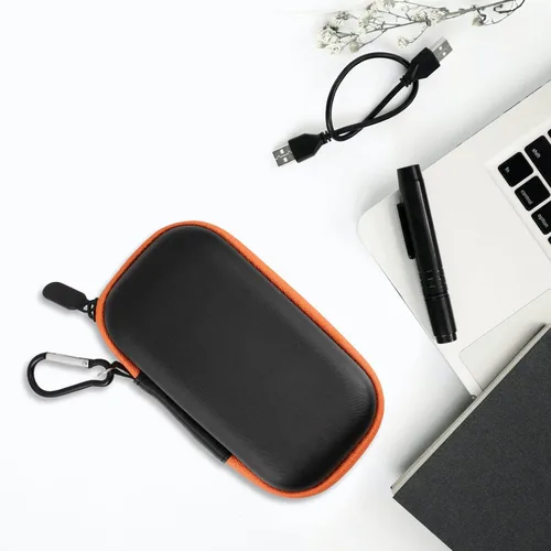 Vista 6 de SEWACC Estuche portátil para disco duro con protección de carcasa rígida, carcasa compacta para SSD pequeña para viajes, bolsa de almacenamiento a
