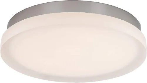 Vista 5 de WAC Lighting Slice - Montaje empotrado redondo LED de 15 pulgadas, 2700 K en níquel cepillado