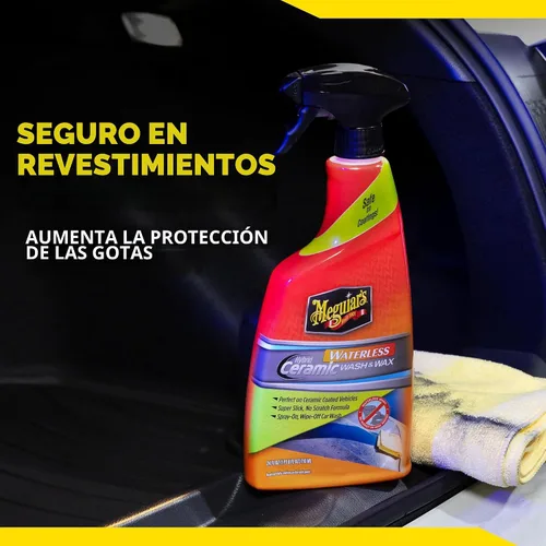 Vista 8 de Meguiar's Lavado y cera sin agua de cerámica híbrida, 24 onzas