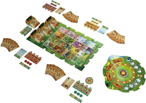 Vista 4 de Meadow - Juego de mesa para observar la naturaleza, juego de dibujo y colección de escenarios, exploración estratégica, divertido juego familiar