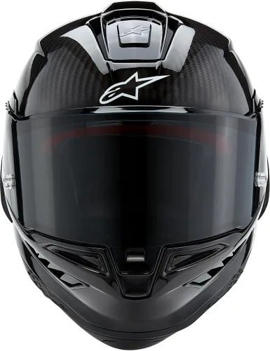 Vista 6 de Alpinestars Supertech R10 Casco sólido, carcasa de carbono, certificado CE, ventilación avanzada y ajuste