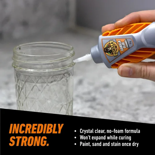 Vista 4 de Gorilla Super Glue Micro Precise - Pegamento Transparente, 5 gramos/0.18 oz, Transparente (Paquete de 4 unidades)