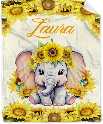 Vista 42 de Manta de bebé personalizada con ciervos florales, manta personalizada de ciervos con nombre para bebé, manta de recepción personalizada de ciervos