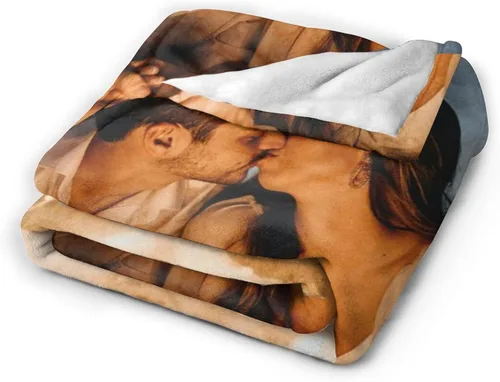 Vista 2 de Manta personalizada con fotos de texto, manta personalizada con imágenes para familia, padre, madre, perros o mascotas, regalo del día de San