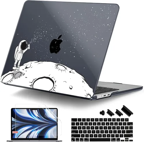 Vista 11 de [Usado] DONGKE Funda para MacBook Air M4 de 13.6 pulgadas 2025 2024 2023 2022 Modelo A3240 A3113 A2681 M3 M2 Chip, carcasa rígida de plástico