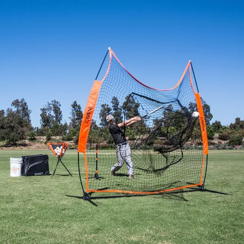 Vista 2 de Bownet Big Mouth - The Original and Most Used Portable Sock Net for Baseball and Softball, Hitting and Pitching