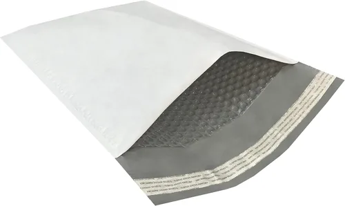 Vista 11 de Sobres acolchados de burbujas de polietileno (50 unidades, #0 - 6 x 10 pulgadas) paquete y envío - autosellado estándar industrial producto de envío