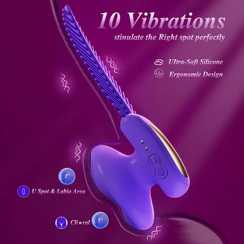 Vista 2 de Vibrador para adultos, juguetes sexuales para mujeres, juguete sexual femenino 3 en 1, mini vibrador con 10 modos de vibración, vibradores de dedos