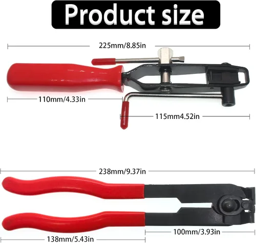 Vista 2 de Alicates de Abrazadera de Funda CV de 22 Piezas Kit de Herramientas de Abrazadera de Funda CV Compatible con Automóviles UTV ATV para Mantenimiento