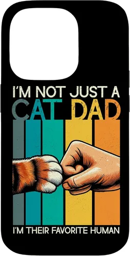 Vista 17 de Cat Dad Father Cat Lover Parent Father's Day Papa Fatherhood Case for iPhone 16