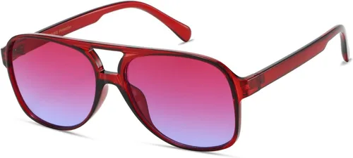 Vista 35 de Freckles Mark Lentes de sol clásicos estilo retro de los años 70 para mujeres y hombres, montura estilo aviador, cuadrada, grande y de moda