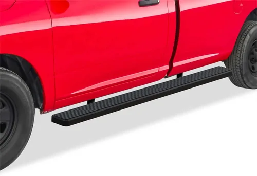 Vista 12 de APS - Estribos (barras Nerf, estriberas laterales, barras de escalón) compatibles con Ram 1500 2009-2018 Regular Cab y Ram 2500 3500 2010-2026 acero