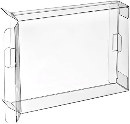 Vista 2 de CHILDMORY 10 unids caja protectora transparente pantalla manga protector para 3DS juegos cartucho caja