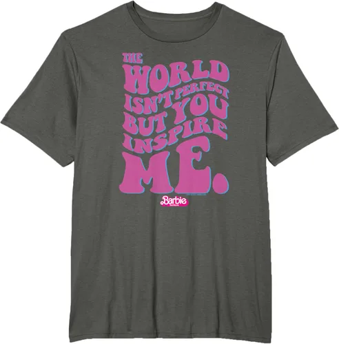 Vista 4 de Barbie Camiseta The Movie - You Inspire Me, Negro