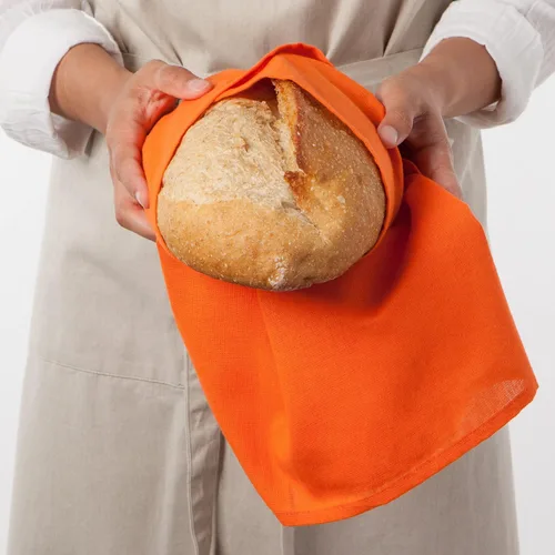 Vista 2 de Now Designs floursack – paños de cocina, set de tres, azul/blanco real