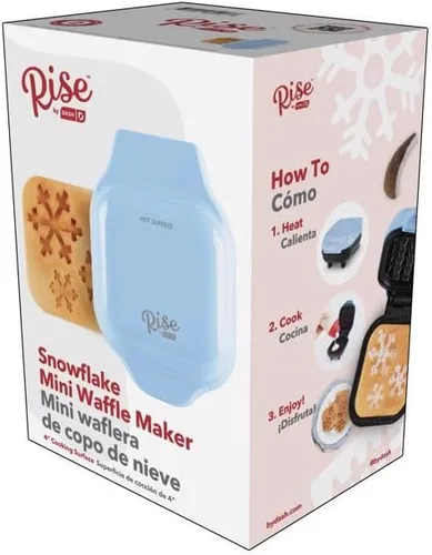 Vista 4 de Rise by Dash RMWS001GBSD06 Mini waflera de nieve - Cantidad 1