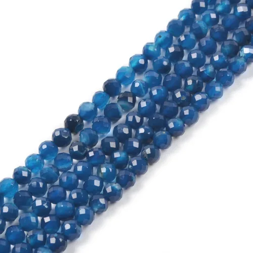Vista 37 de Cuentas Redondas Facetadas de Ópalo Verde de 4 mm Sueltas de 16 Pulgadas para Hacer Joyas